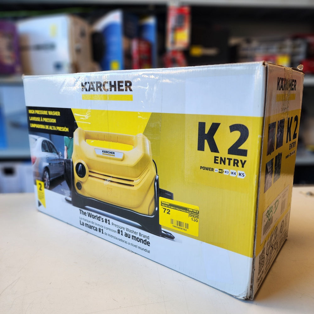 1600 PSI 1.35 GPM K 2 Entry Portable Electric Power Pressure Washer with Vario (1.599-153.0) 1600 PSI 1.35 GPM K 2 Entry Portable Electric Power Pressure Washer with Vario (1.599-153.0)